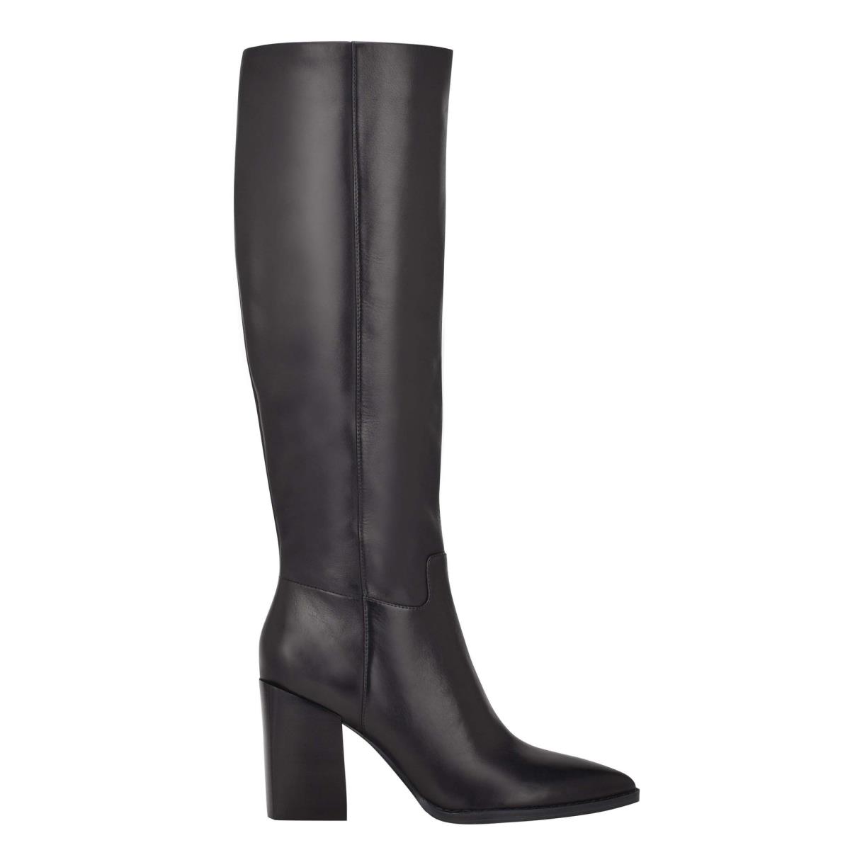 Nine West Brixe Heeled Boots Black | JSHE96147