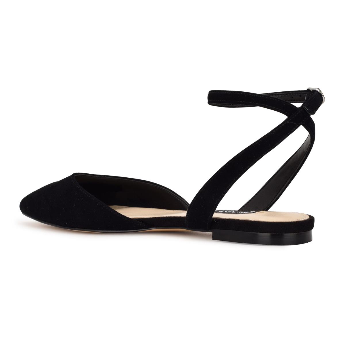 Nine West Briy Pointy Toe Ballet Flats Black | PLCY93218