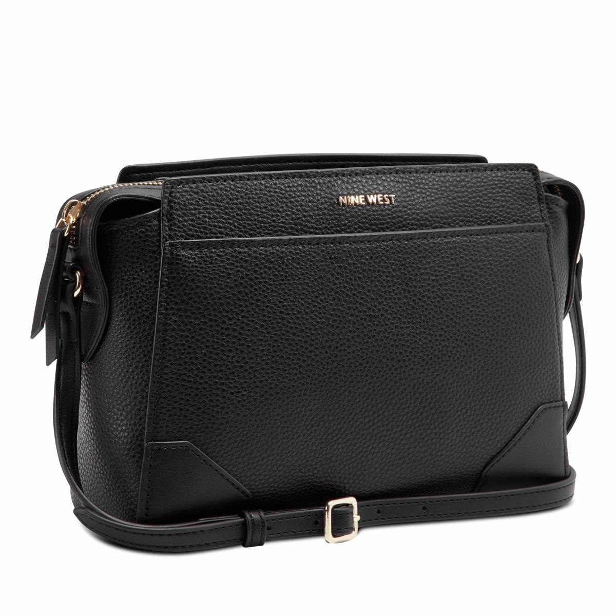 Nine West Brooklyn Jet Set Crossbody Bags Black | VWYG98013