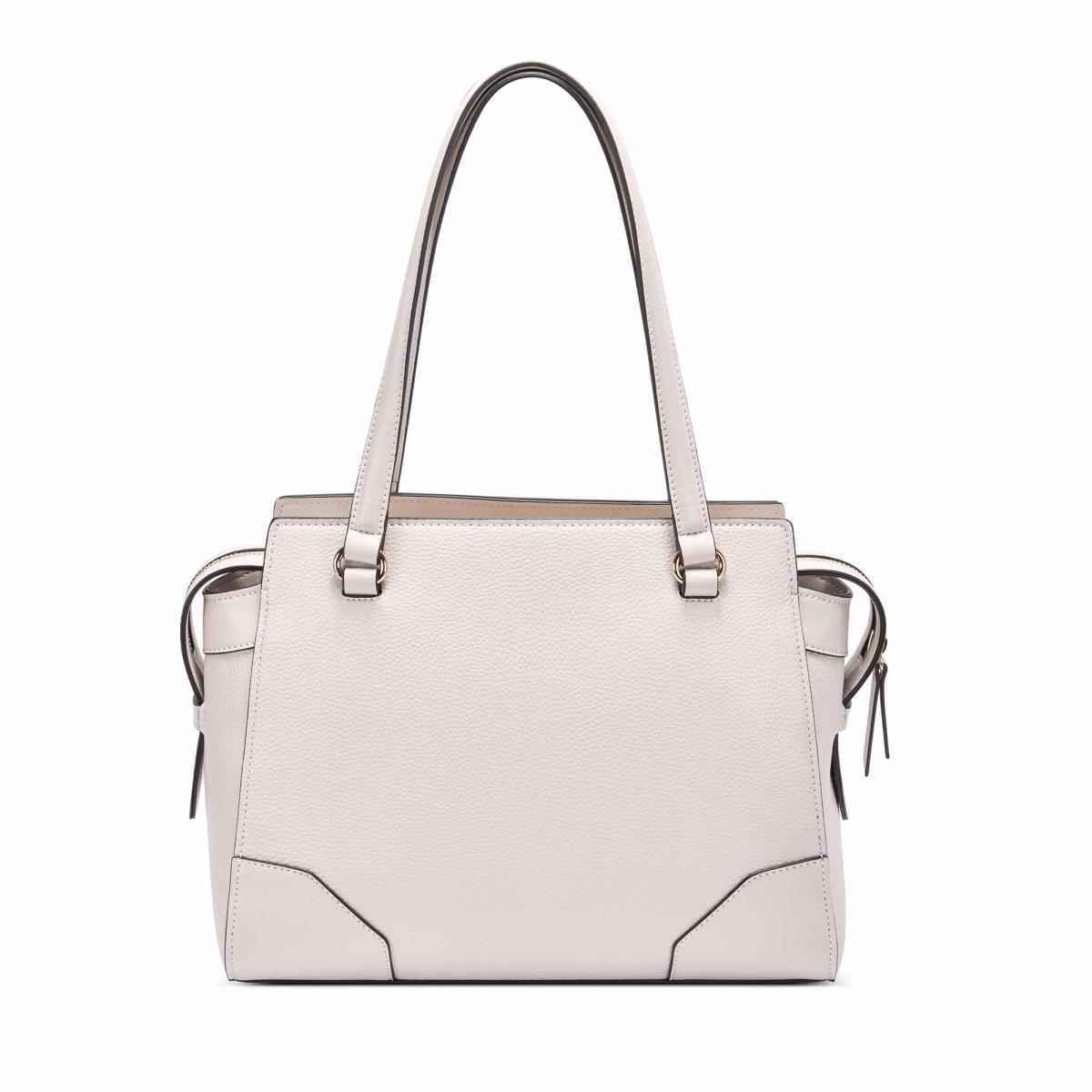 Nine West Brooklyn Jet Set Shldr Satchel Bags Beige | PAKS84503