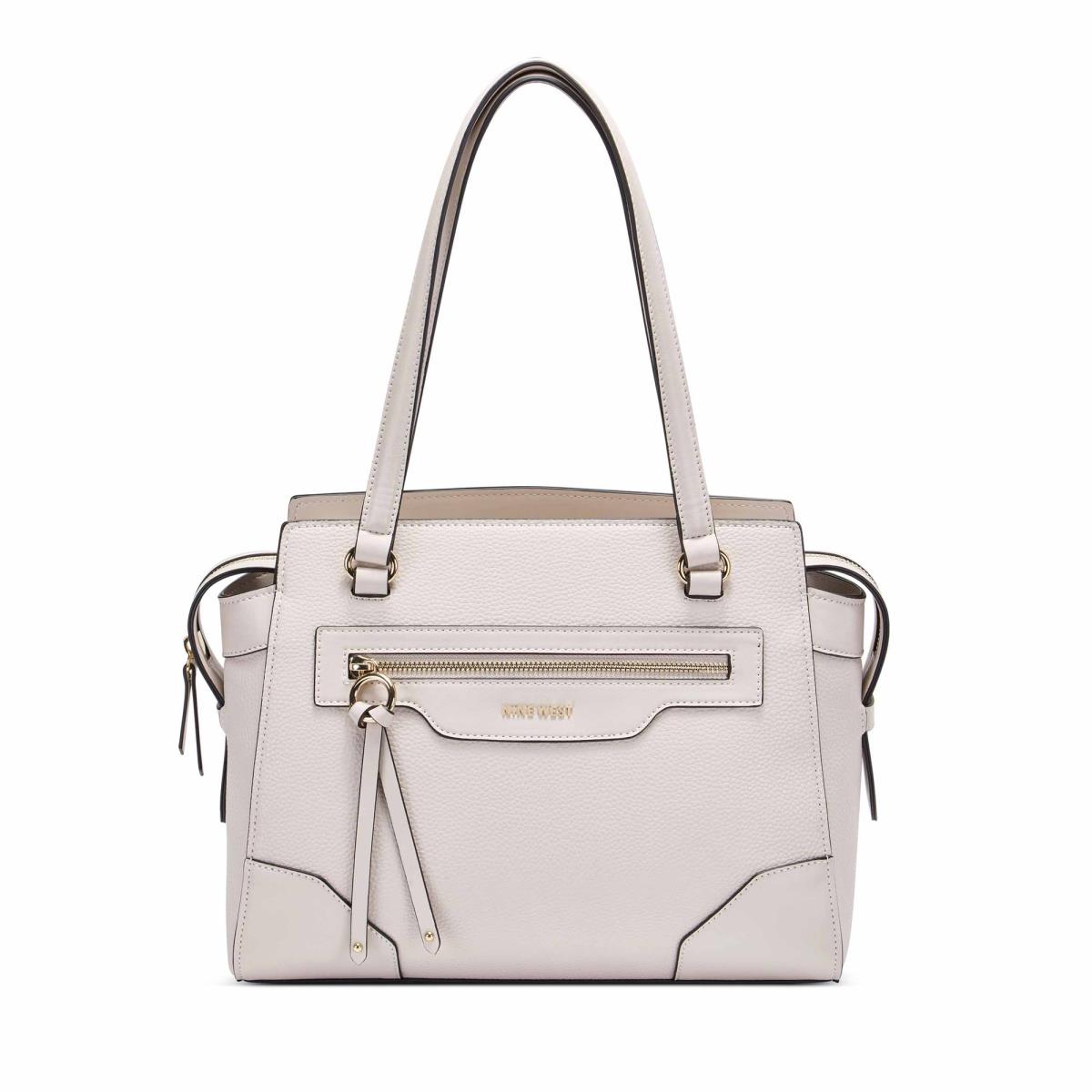 Nine West Brooklyn Jet Set Shldr Satchel Bags Beige | PAKS84503