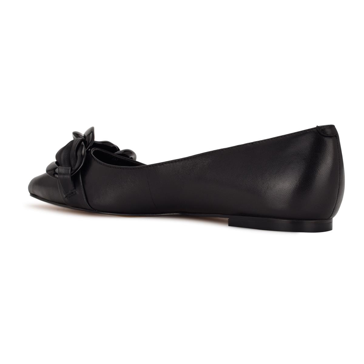 Nine West Buyme Pointy Toe Ballet Flats Black | MRKH82934