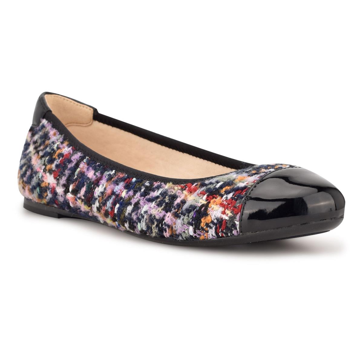 Nine West Capted Ballet Ballet Flats Blue / Multicolor | LNKQ07853