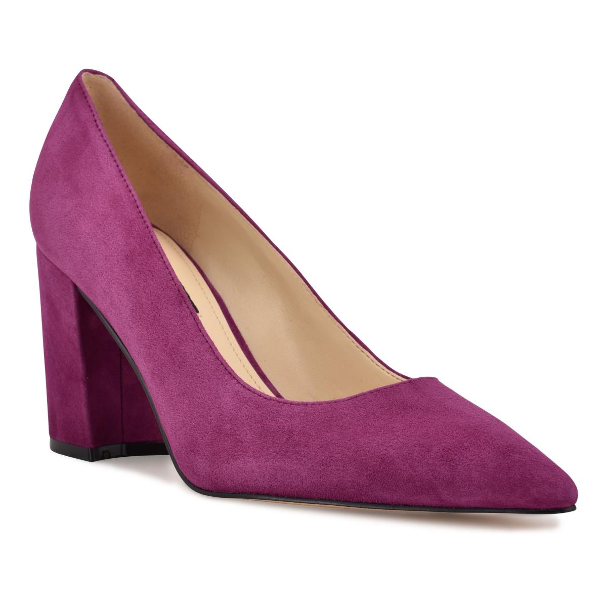 Nine West Cara Dress Pumps Purple | ZGUJ15297