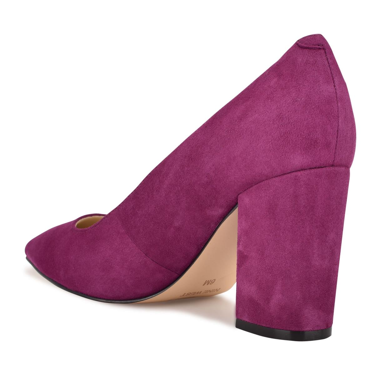 Nine West Cara Dress Pumps Purple | ZGUJ15297