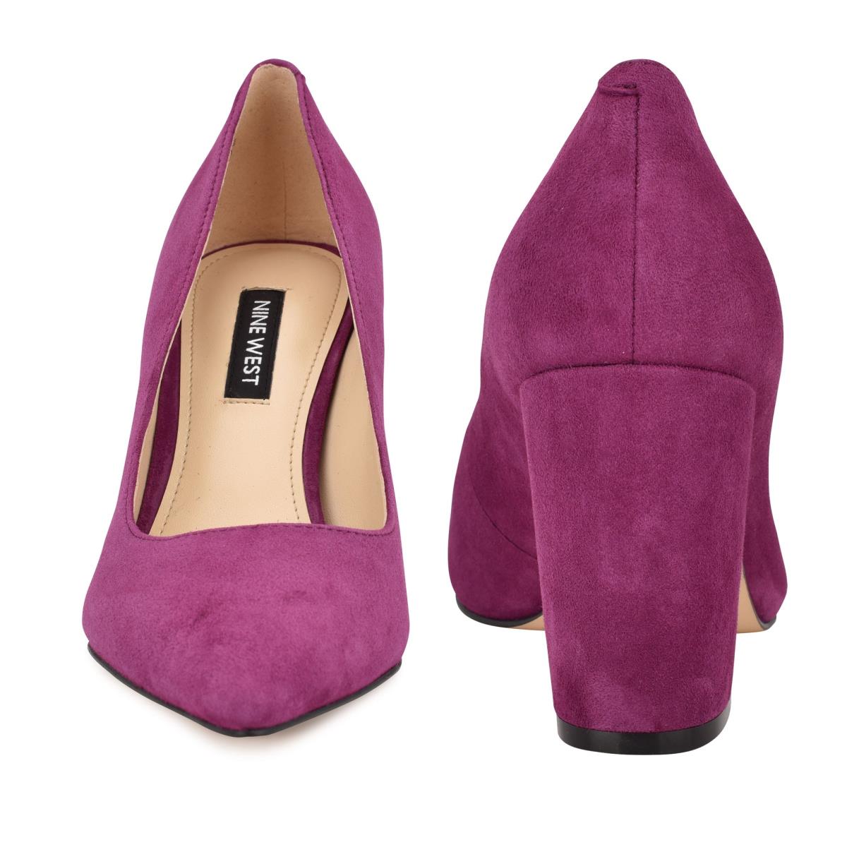 Nine West Cara Dress Pumps Purple | ZGUJ15297