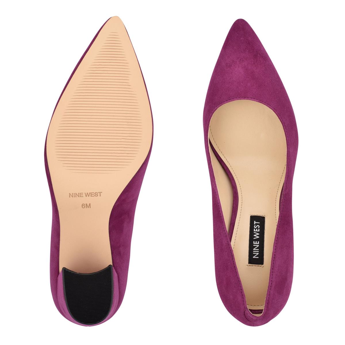 Nine West Cara Dress Pumps Purple | ZGUJ15297