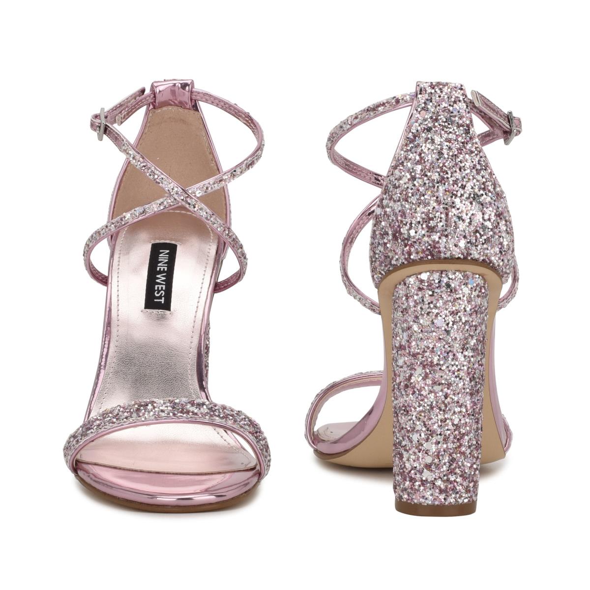 Nine West Celebra Heels Sandals Light Pink | GYXK64517