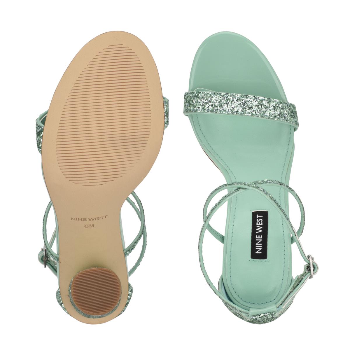 Nine West Celebra Heels Sandals Light Turquoise | ZCHG10764