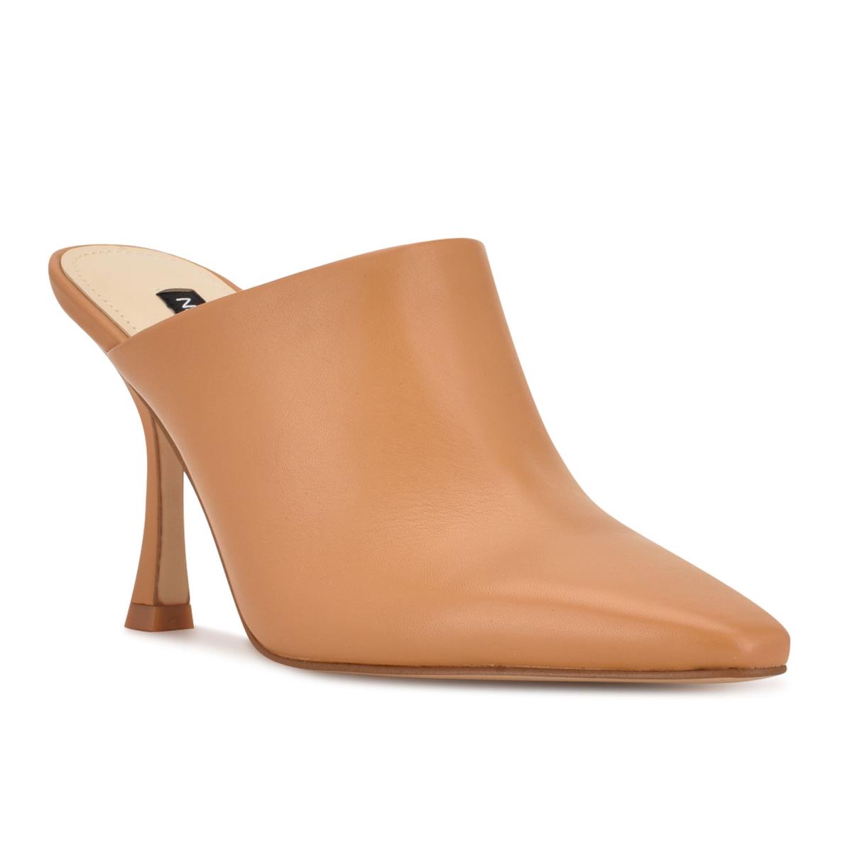 Nine West Ciao Heel Mules Beige | PIZE16547