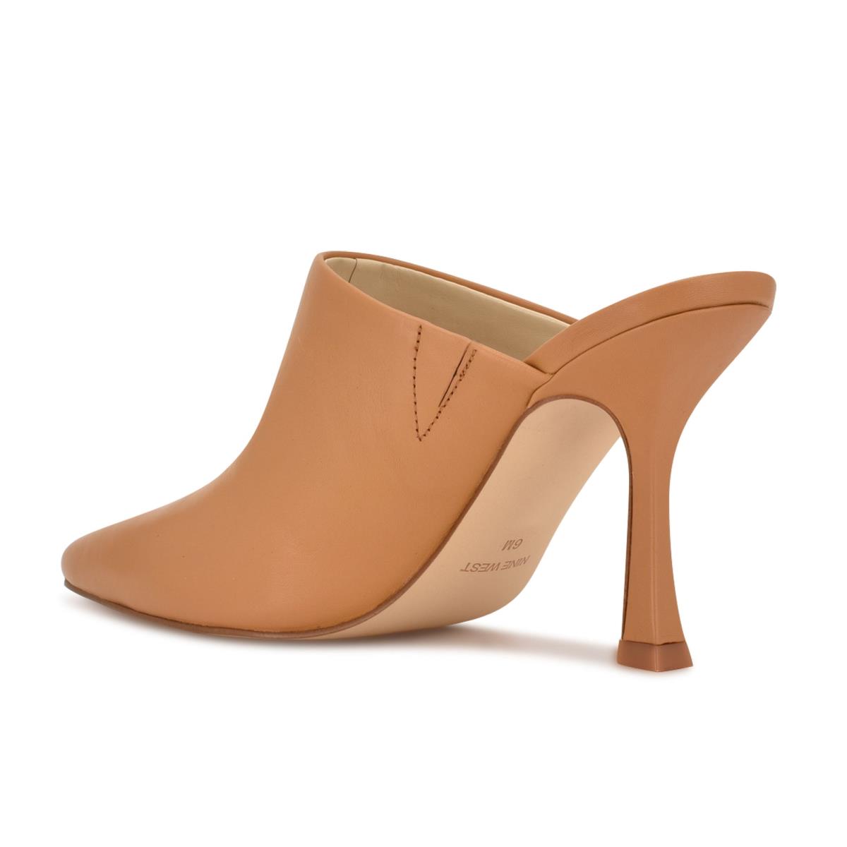 Nine West Ciao Heel Mules Beige | PIZE16547