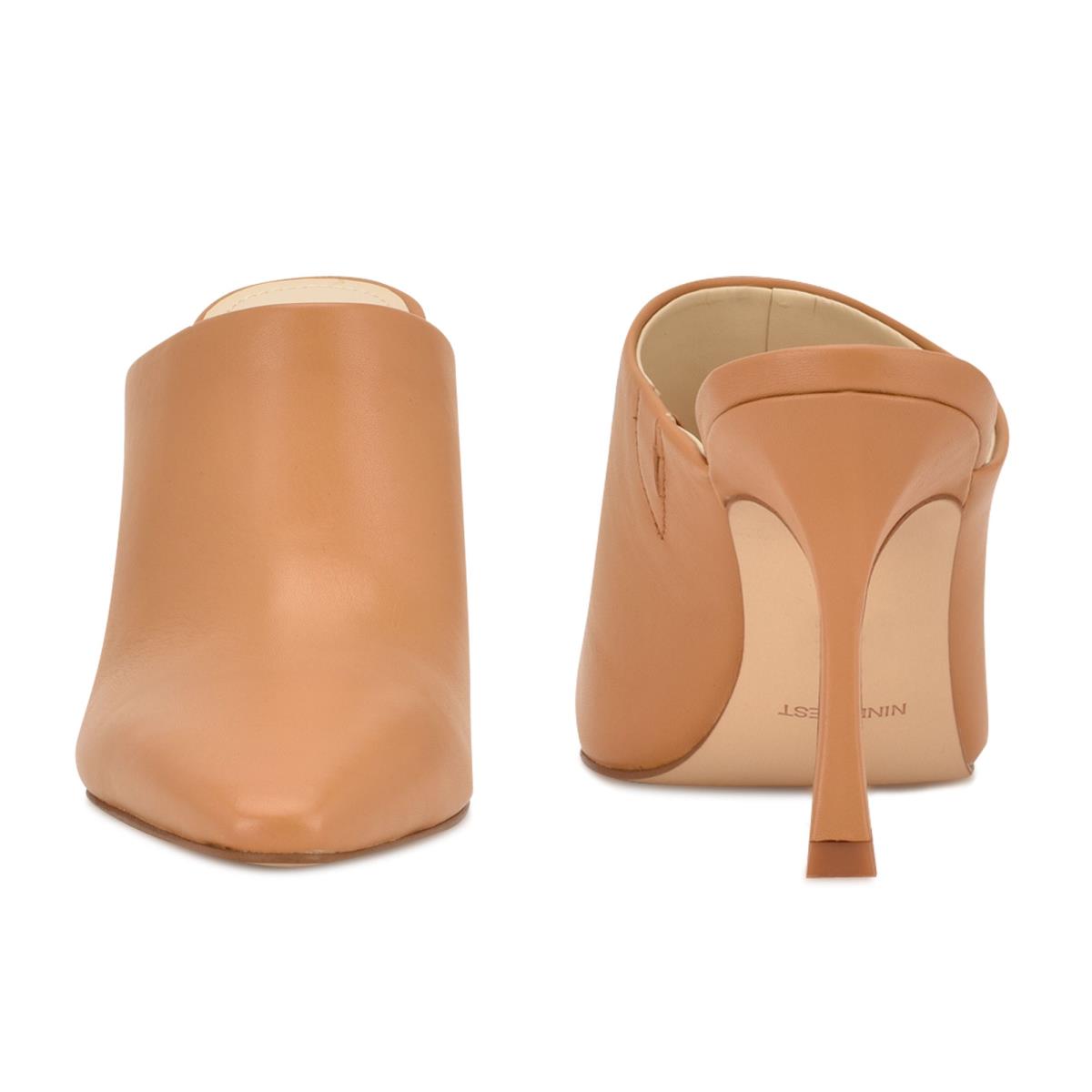 Nine West Ciao Heel Mules Beige | PIZE16547