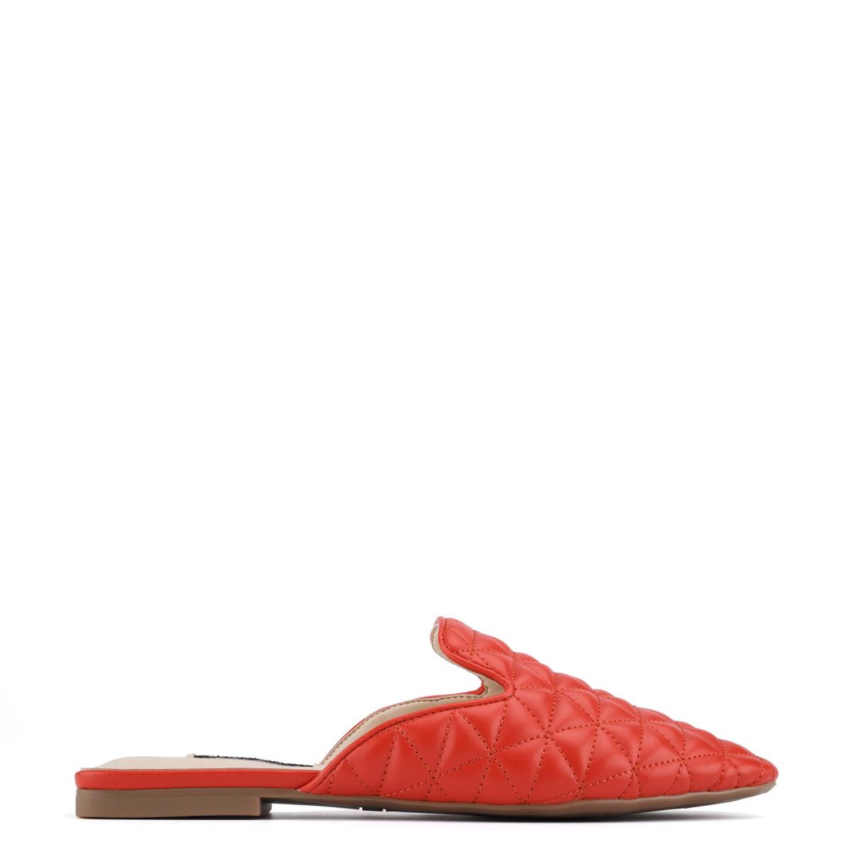 Nine West Diamond Flat Mules Orange | XJBW43582