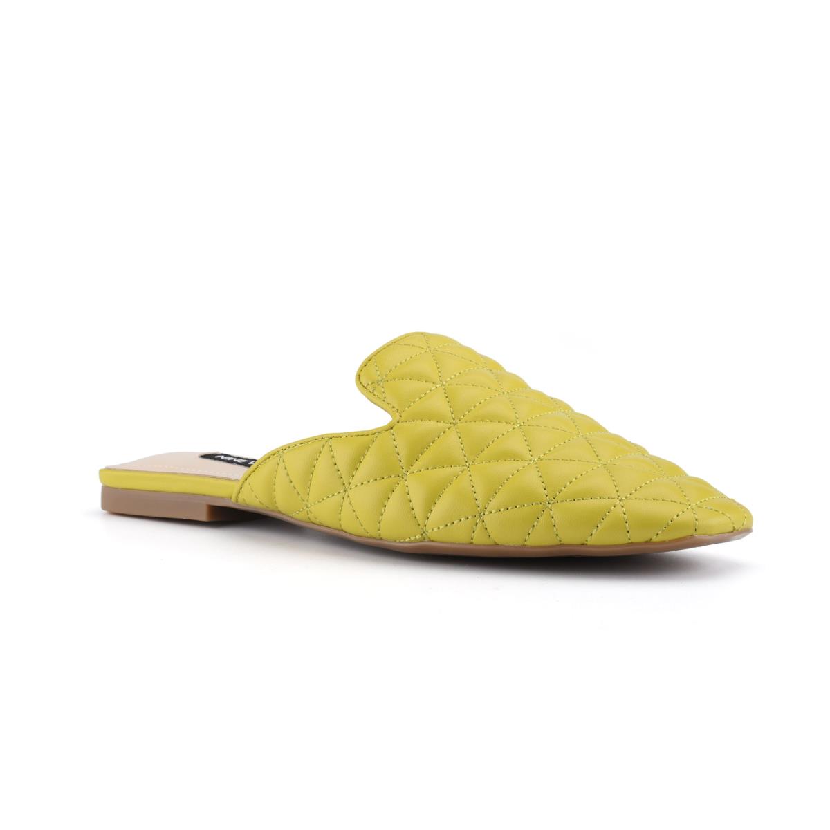 Nine West Diamond Flat Mules Yellow | WNEP67518