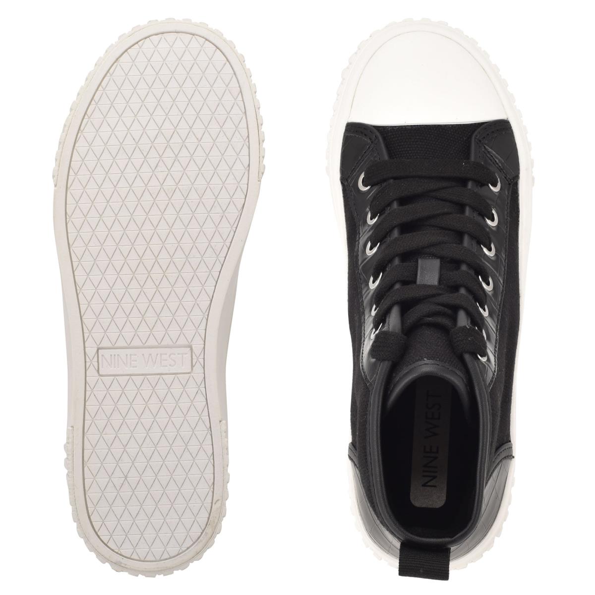 Nine West Dyiane High Top Sneakers Black | RBDC20819