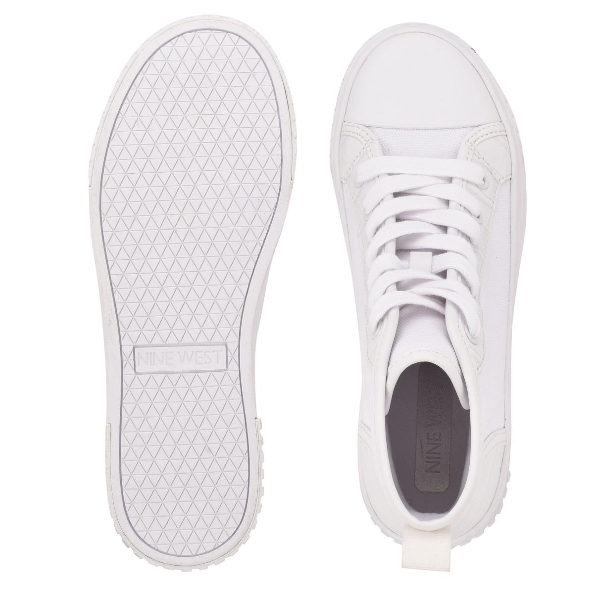 Nine West Dyiane High Top Sneakers White | YIAL42680