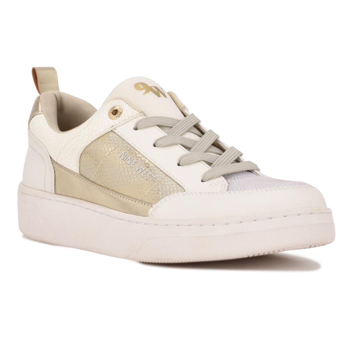 Nine West Elevate Sneakers Sneakers Cream | AETD63275