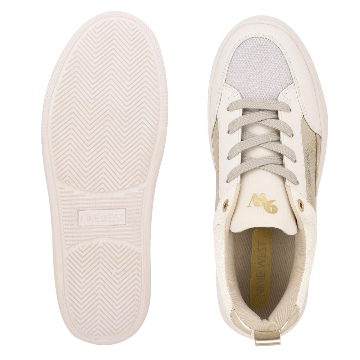 Nine West Elevate Sneakers Sneakers Cream | AETD63275