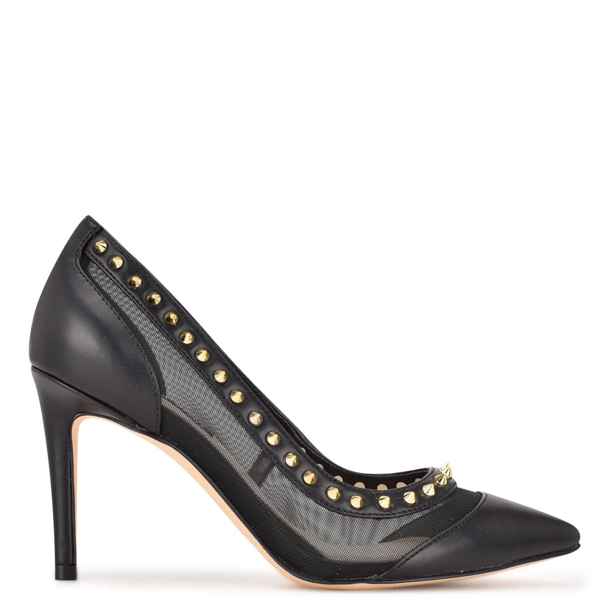 Nine West Erian Pointy Toe Pumps Black | KLMA65173