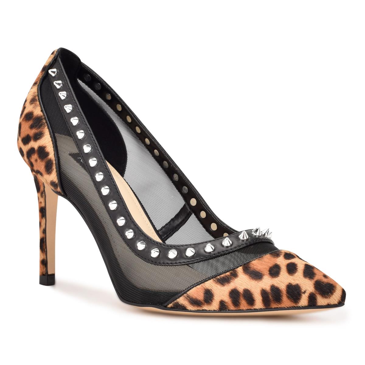 Nine West Erian Pointy Toe Pumps Leopard | OHMQ58610