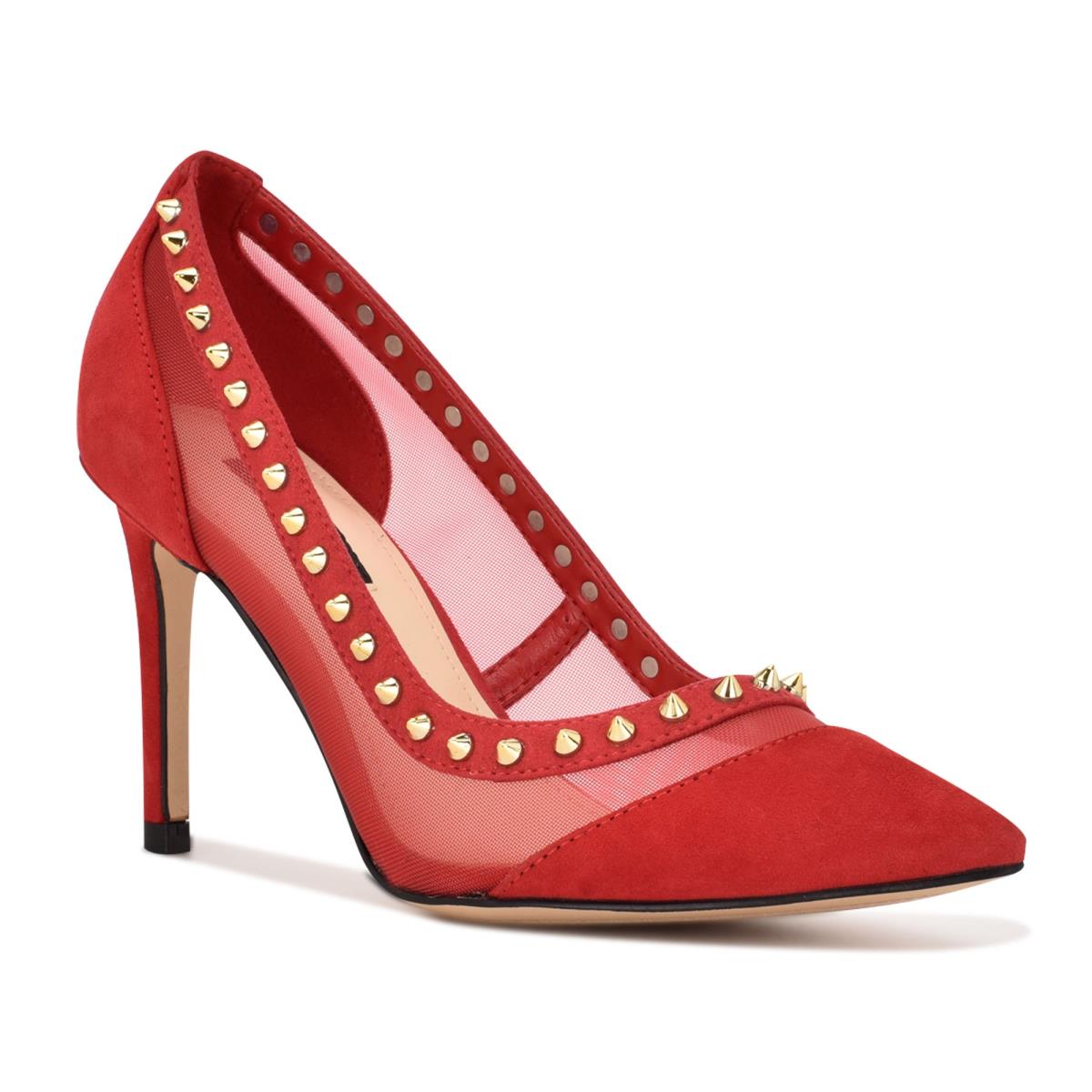 Nine West Erian Pointy Toe Pumps Red | VMBE39706