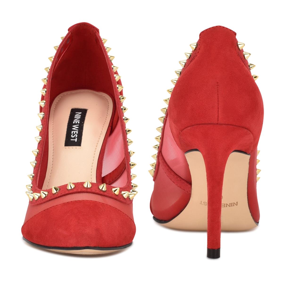 Nine West Erian Pointy Toe Pumps Red | VMBE39706