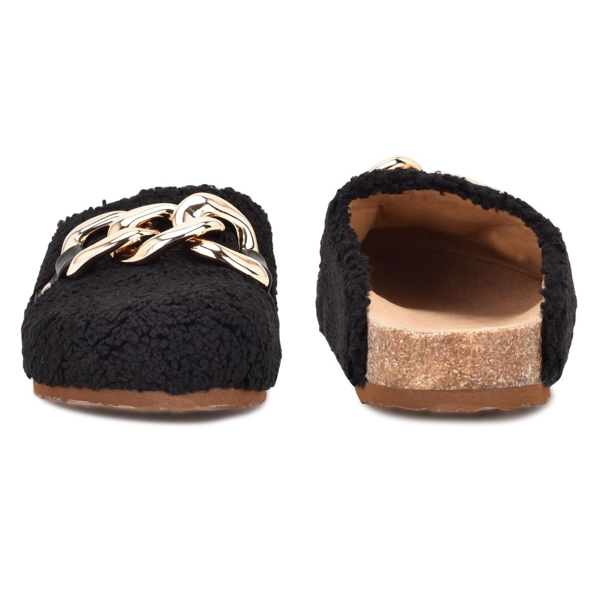 Nine West Everyth Cozy Mules Black | AEFS69532