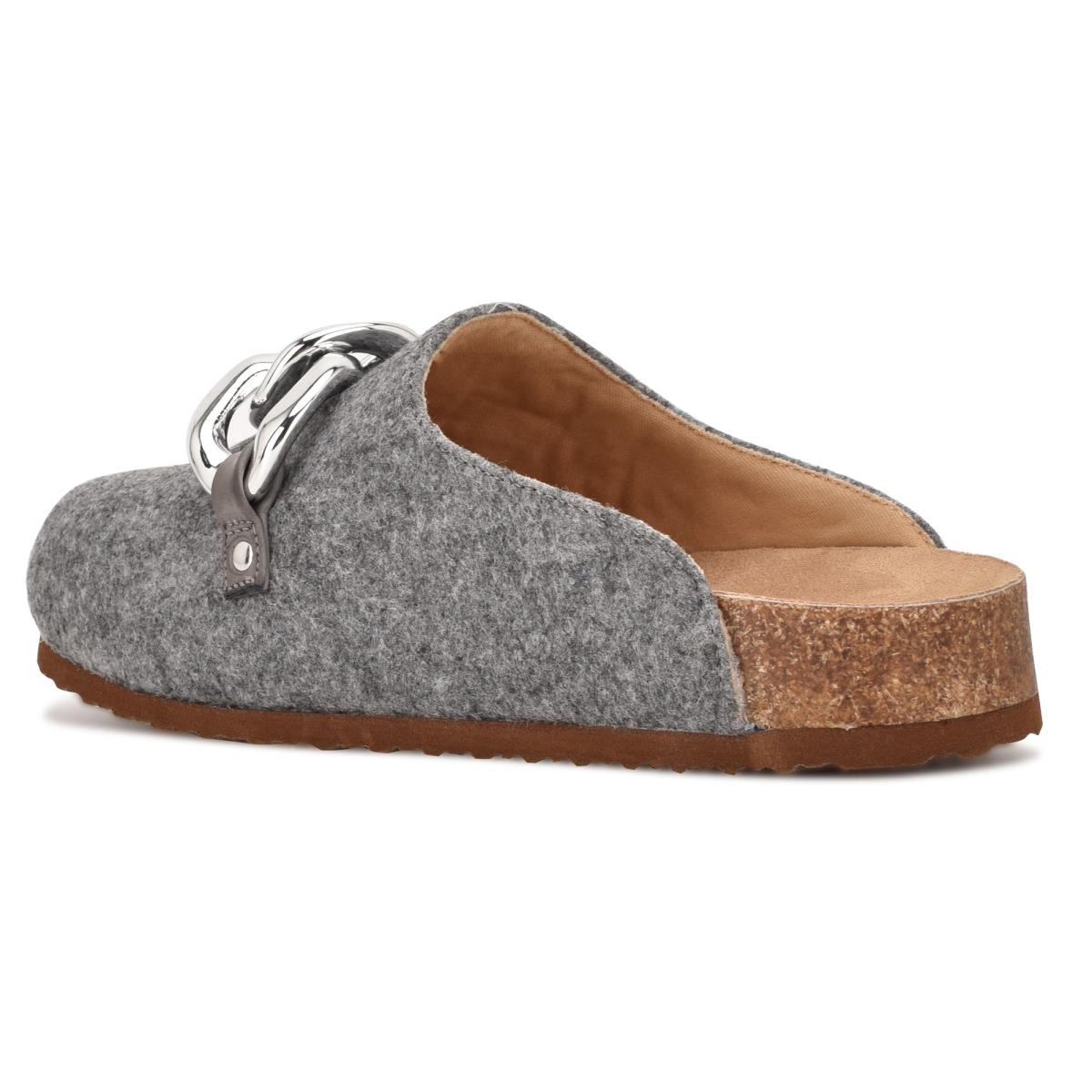 Nine West Everyth Cozy Mules Grey | EIML63078