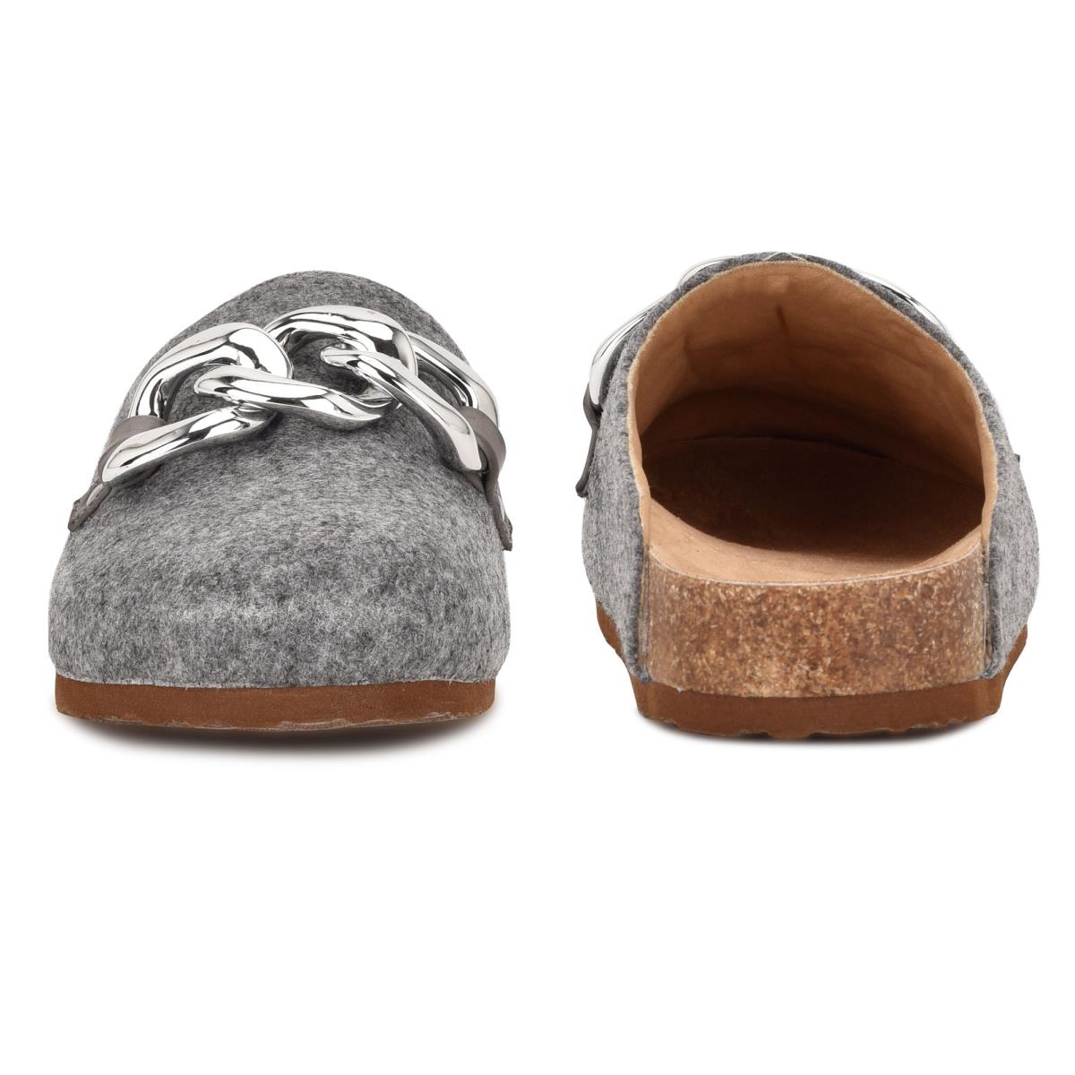 Nine West Everyth Cozy Mules Grey | EIML63078