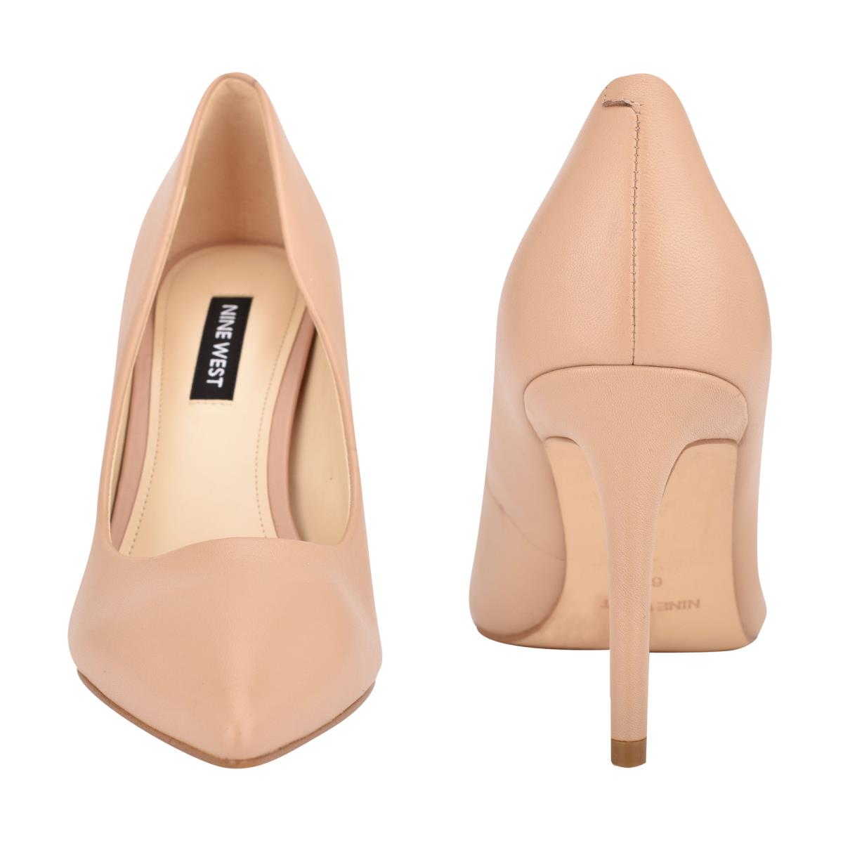 Nine West Ezra Pointy Toe Pumps Beige | KGJN04517