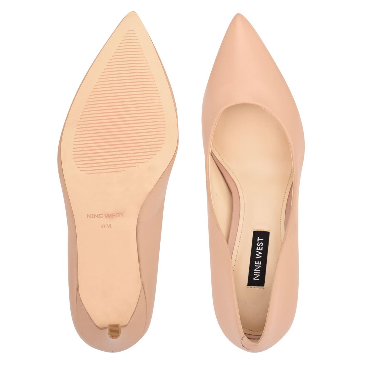 Nine West Ezra Pointy Toe Pumps Beige | KGJN04517