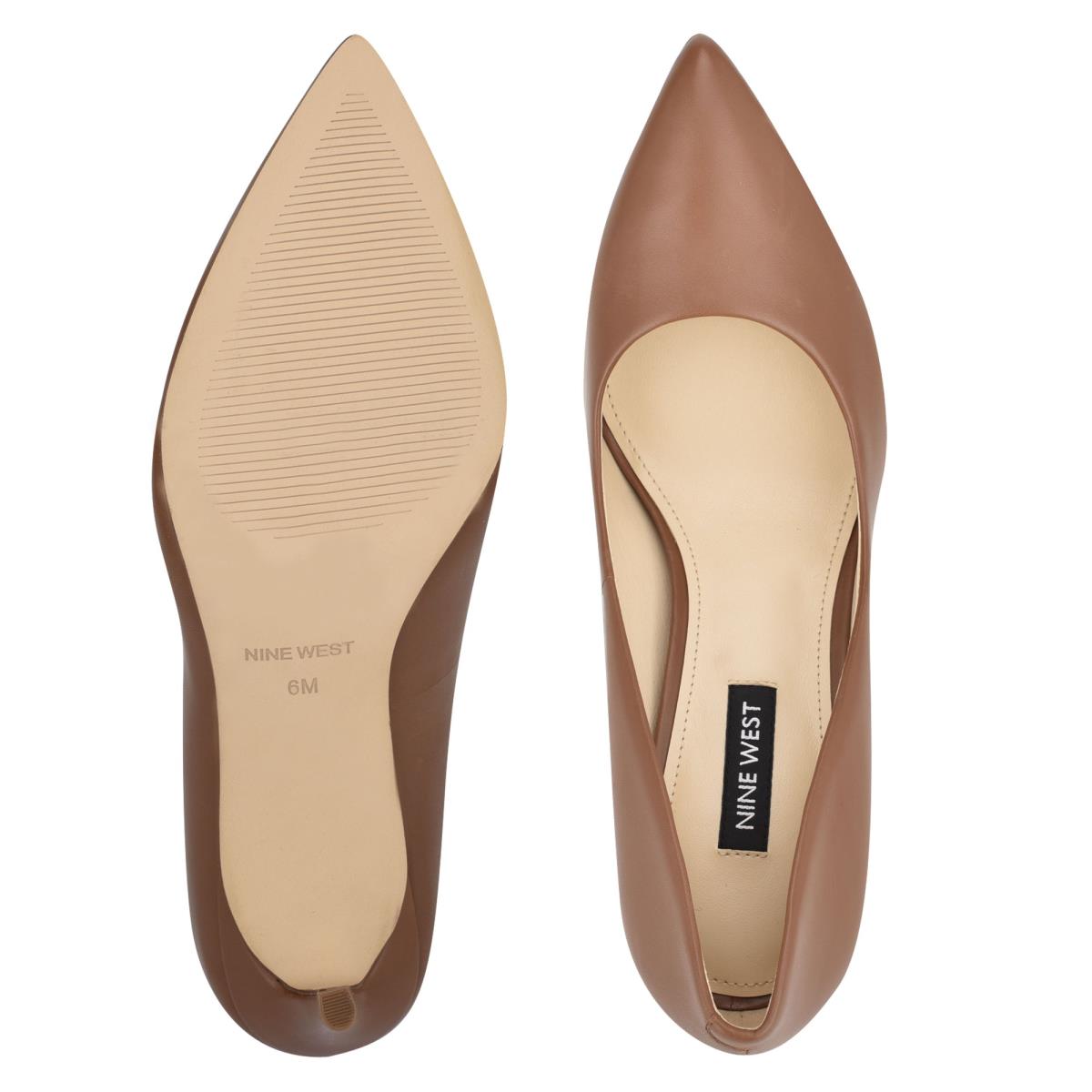 Nine West Ezra Pointy Toe Pumps Brown | SLVY76089