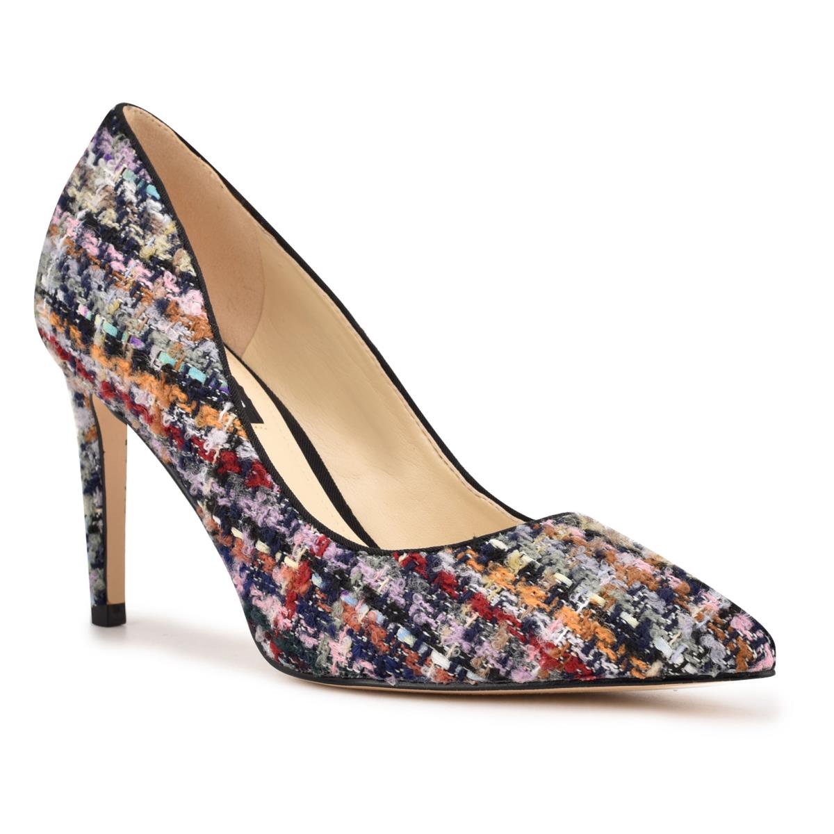 Nine West Ezra Pointy Toe Pumps Multicolor | UBZF38519