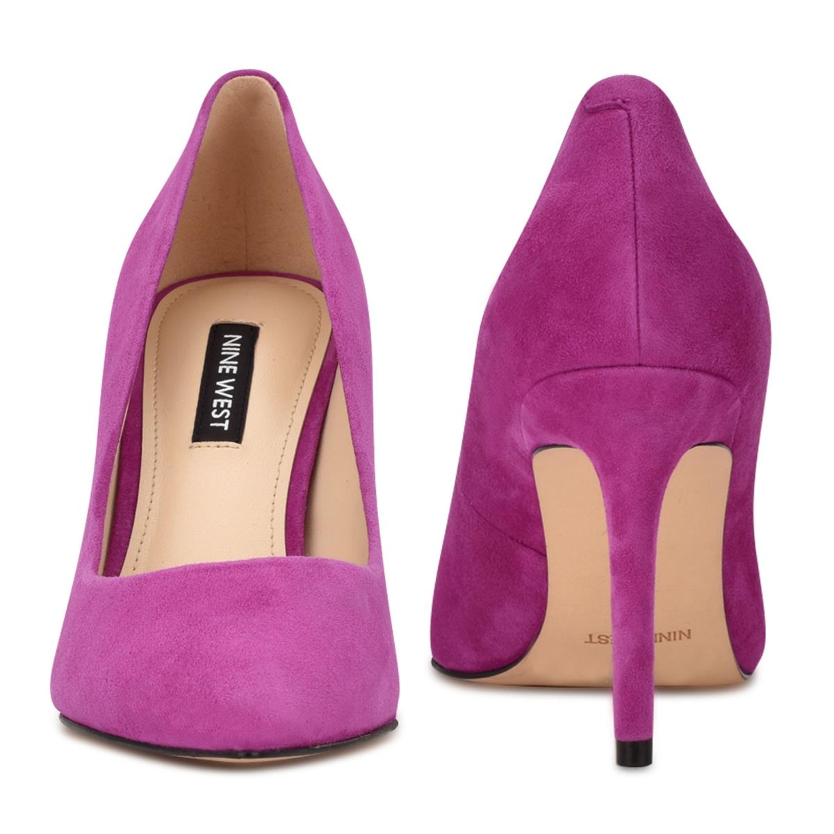 Nine West Ezra Pointy Toe Pumps Purple | GFLP13890