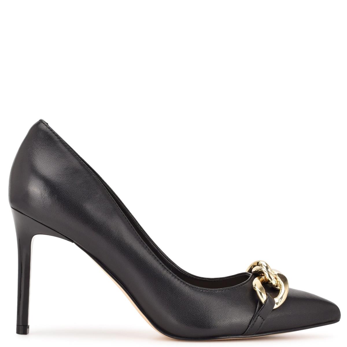 Nine West Ezzie Pointy Toe Pumps Black | TXKJ05627