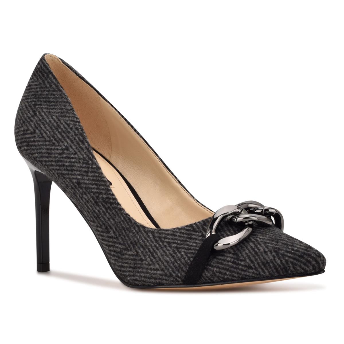 Nine West Ezzie Pointy Toe Pumps Grey | NGQJ36840