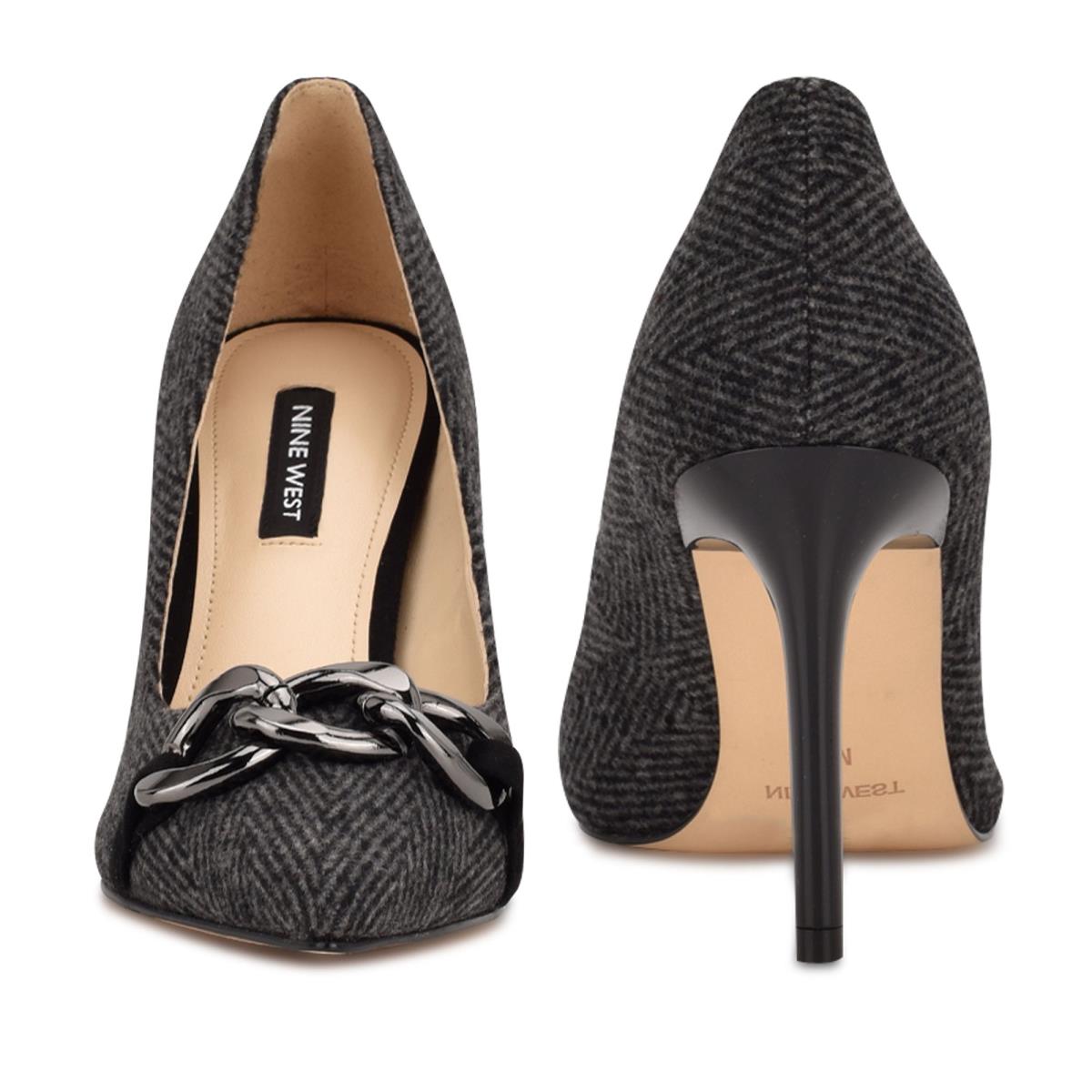 Nine West Ezzie Pointy Toe Pumps Grey | NGQJ36840