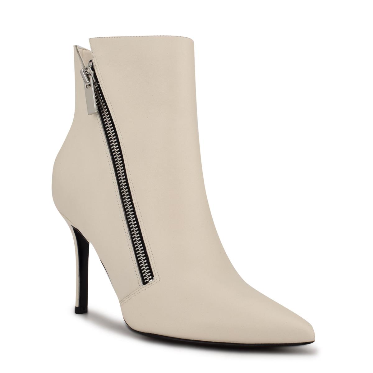 Nine West Fast Dress Booties Cream | MUAE73651