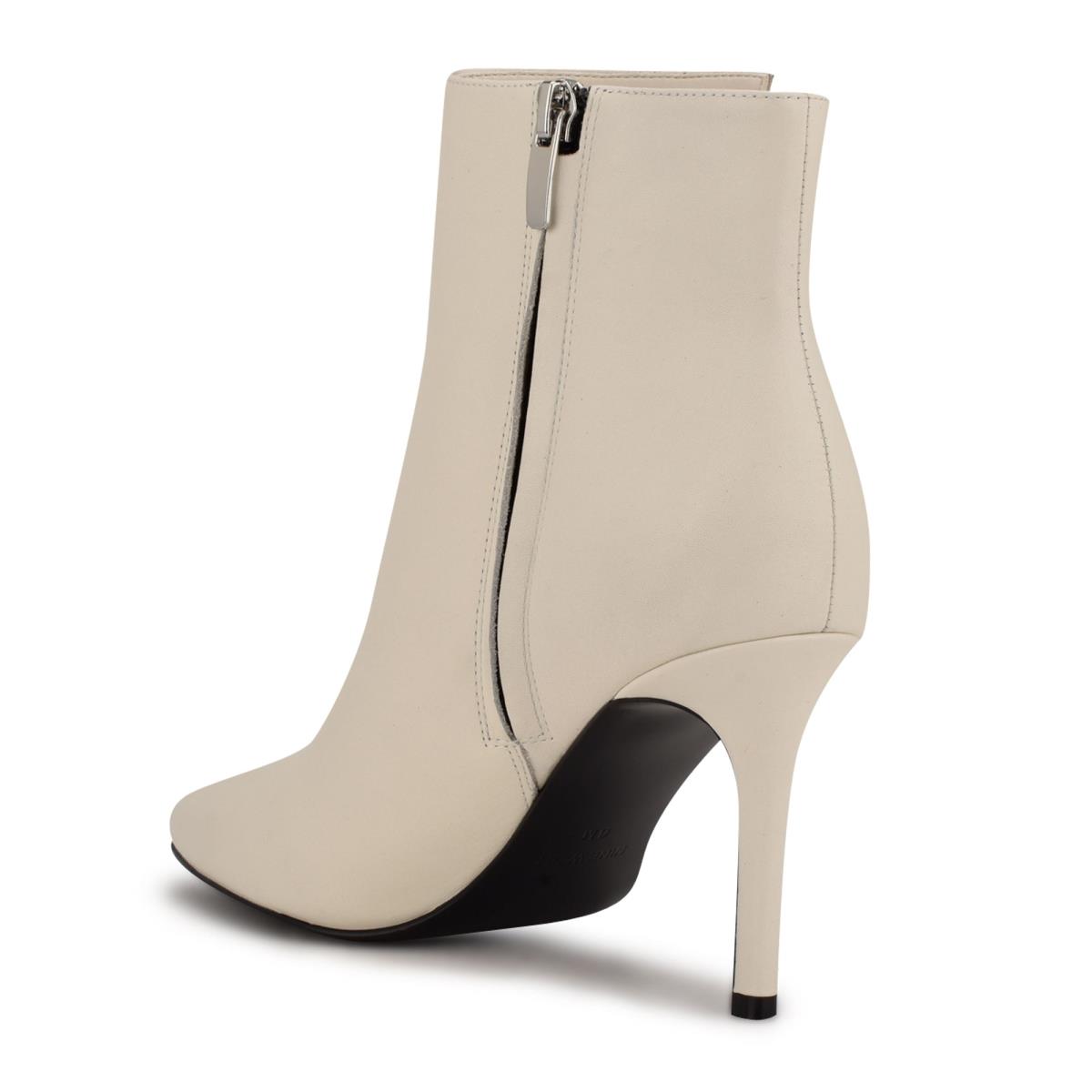 Nine West Fast Dress Booties Cream | MUAE73651