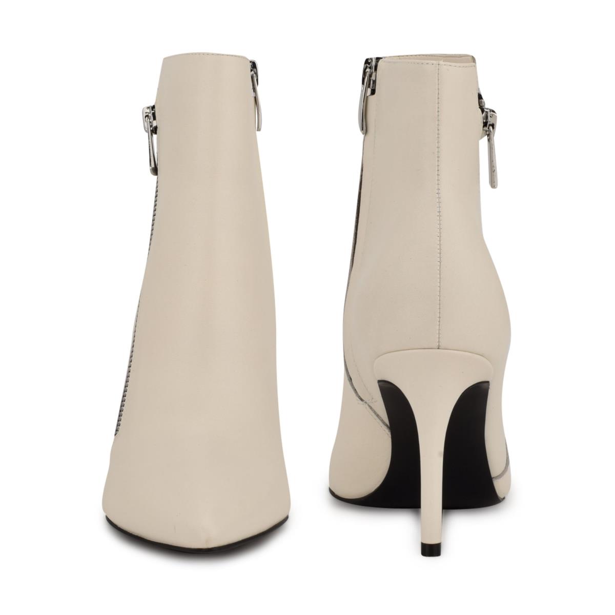 Nine West Fast Dress Booties Cream | MUAE73651