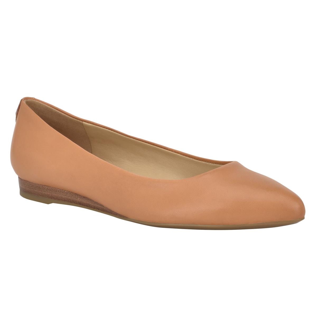 Nine West Ferdi 9x9 Pointy Toe Flats Beige | YIGD42160