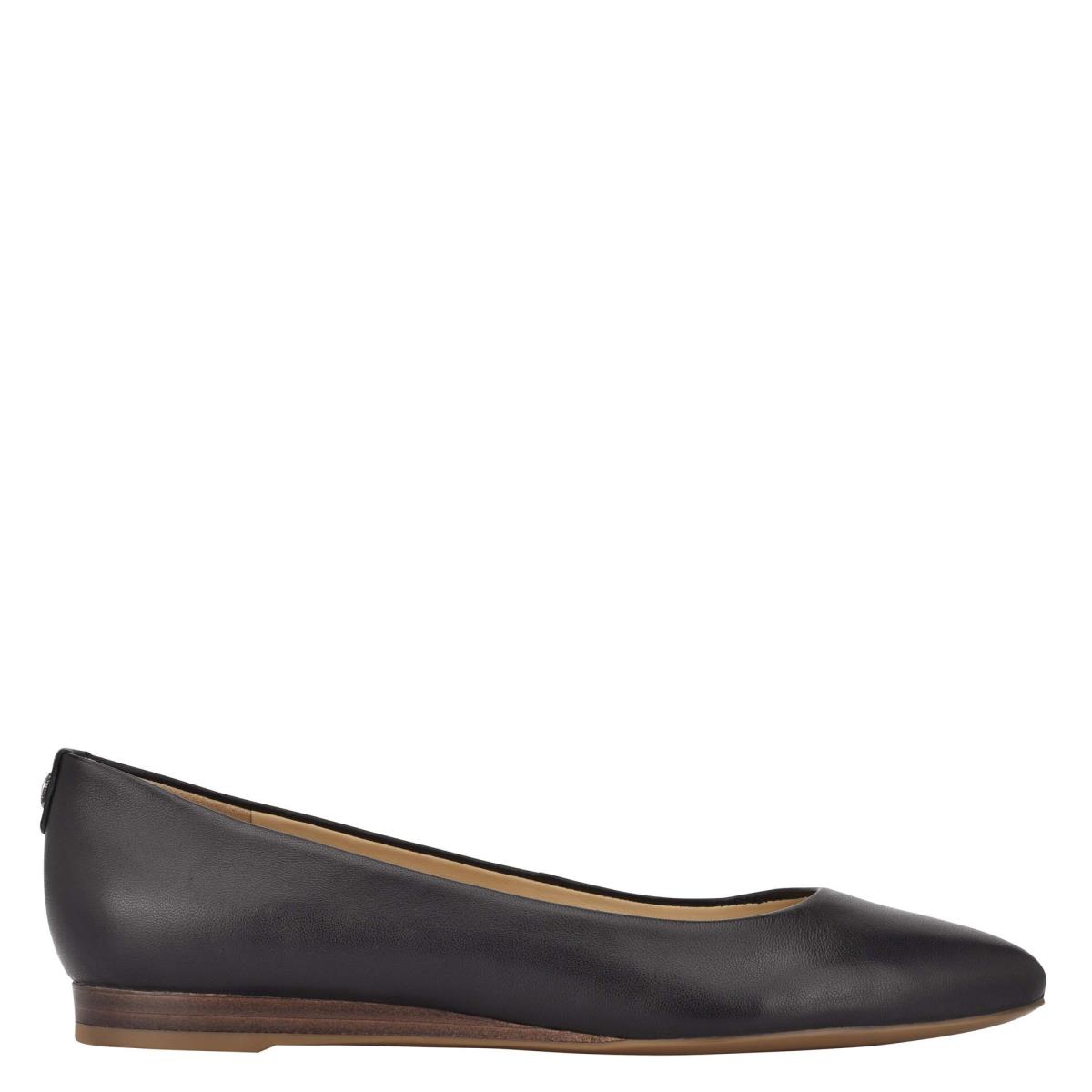 Nine West Ferdi 9x9 Pointy Toe Flats Black | VLAE47326