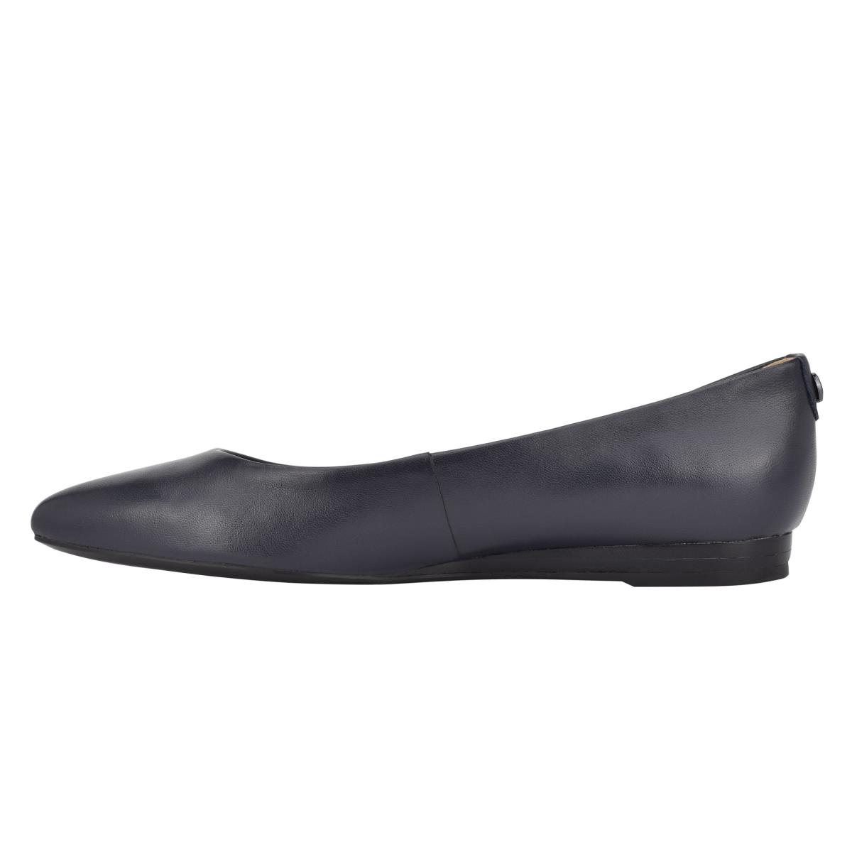 Nine West Ferdi 9x9 Pointy Toe Flats Navy | AEYP37125