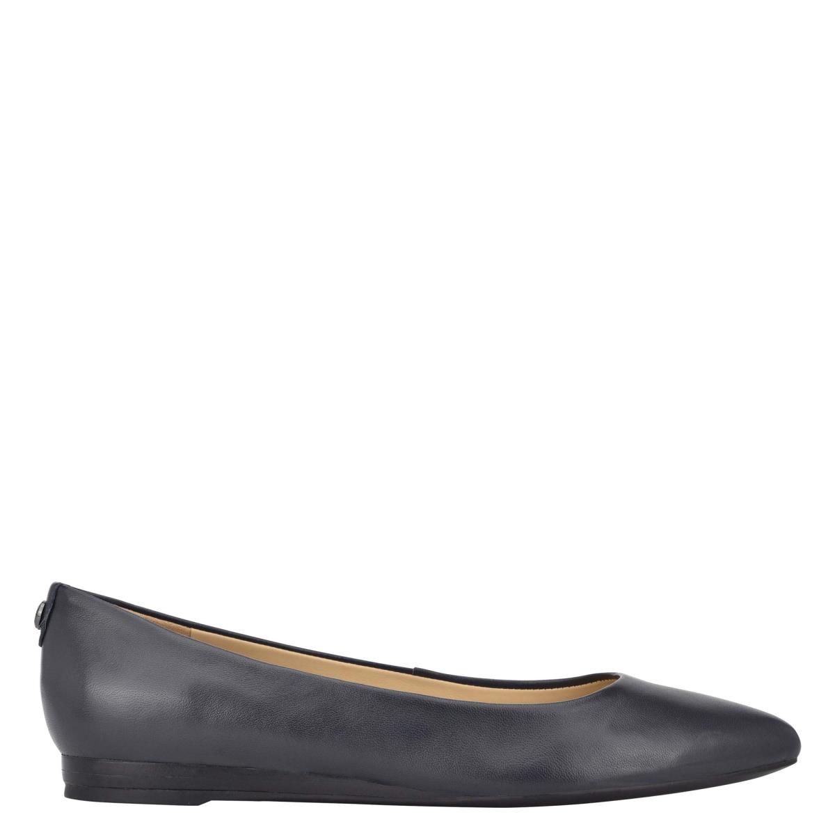 Nine West Ferdi 9x9 Pointy Toe Flats Navy | AEYP37125