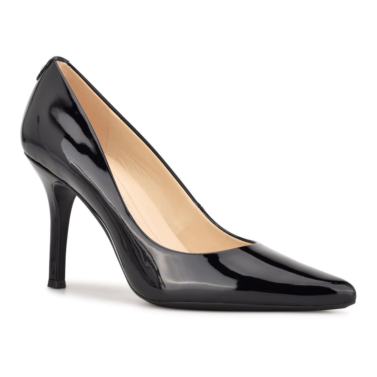 Nine West Fifth 9x9 Pointy Toe Pumps Black | VAMR08649