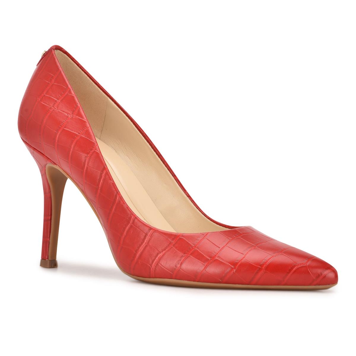 Nine West Fifth 9x9 Pointy Toe Pumps Red | SILZ18025