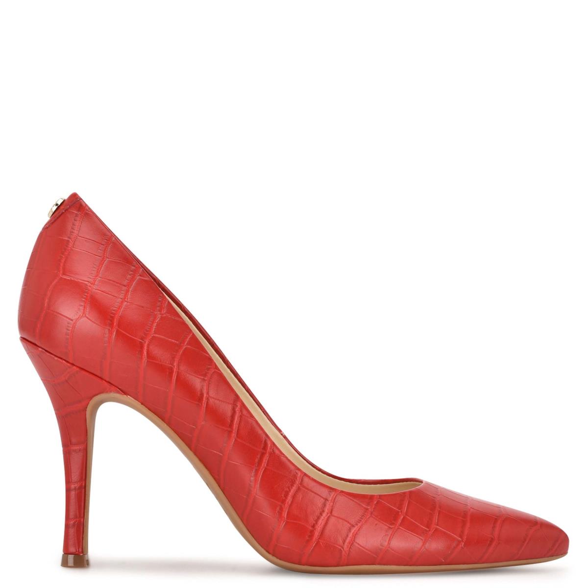 Nine West Fifth 9x9 Pointy Toe Pumps Red | SILZ18025