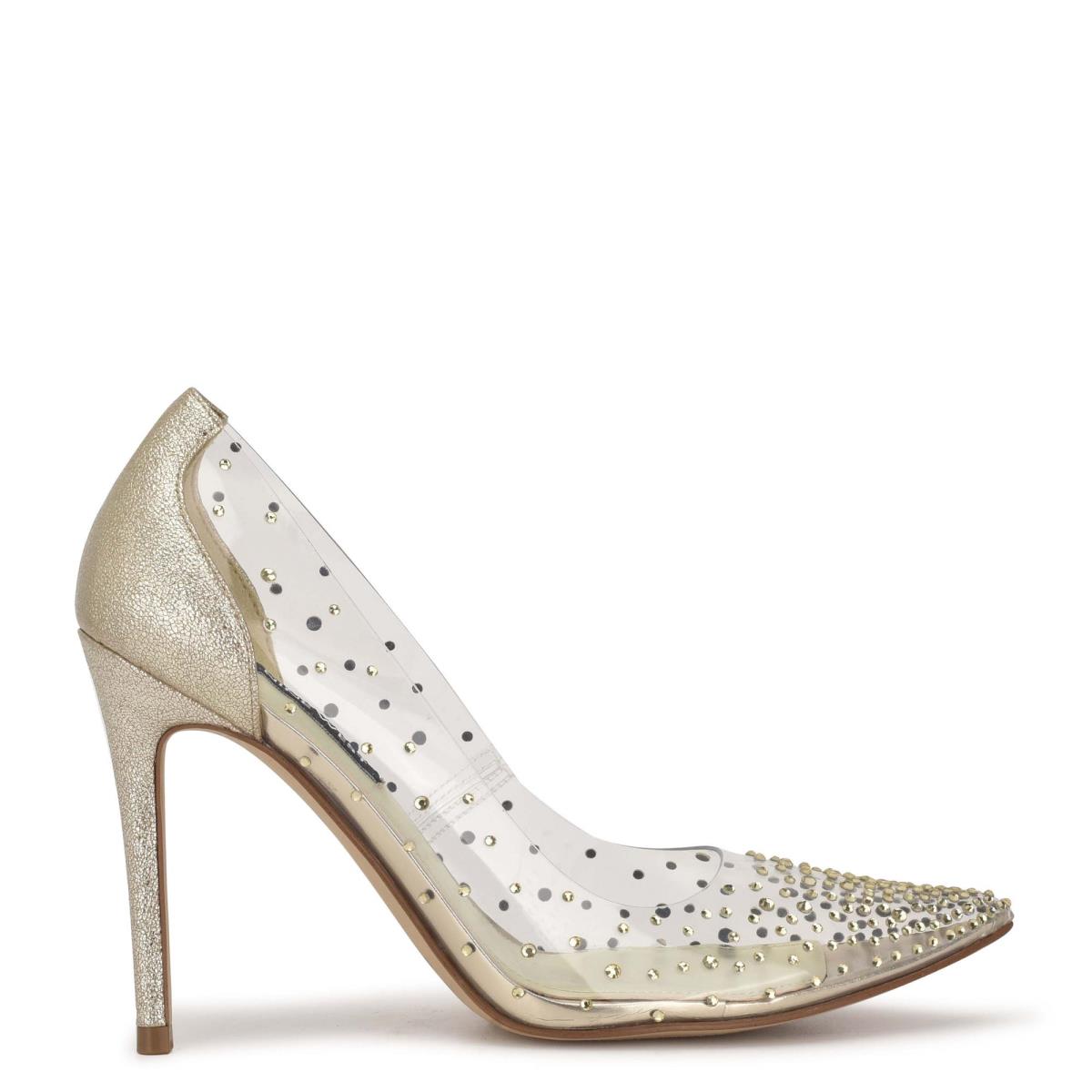 Nine West Franca Dress Pumps Silver | NSYP08432