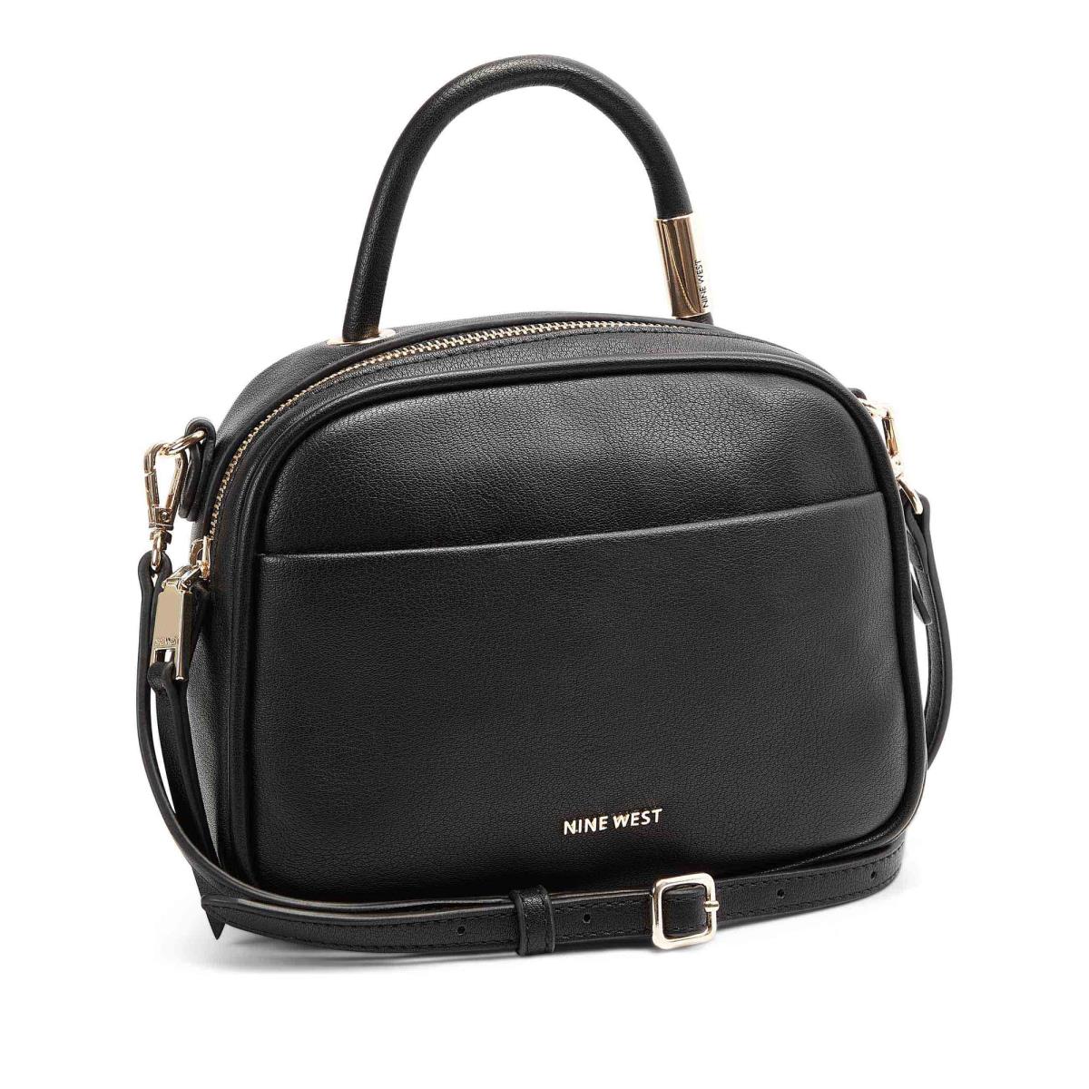 Nine West Gail Top Handle Crossbody Bags Black | OFGT03491