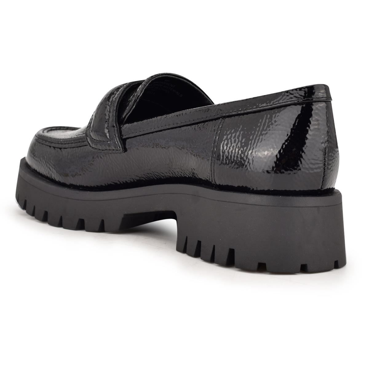 Nine West Garren Lug Sole Loafers Black | MTJS14208